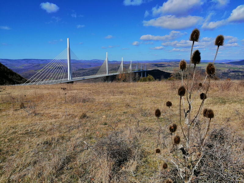 Vue imprenable sur le viaduc depuis le Puechas
