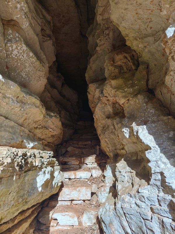 Pas d'ascenseur mais un escalier